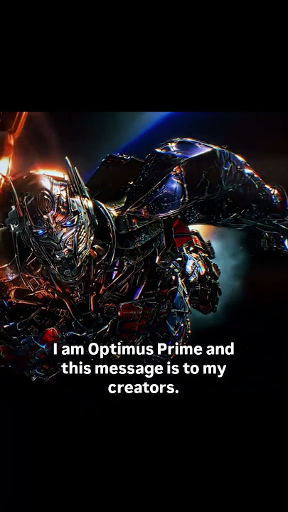 i am optimus prime this massage is to you plz #subscribe #trending #shorts