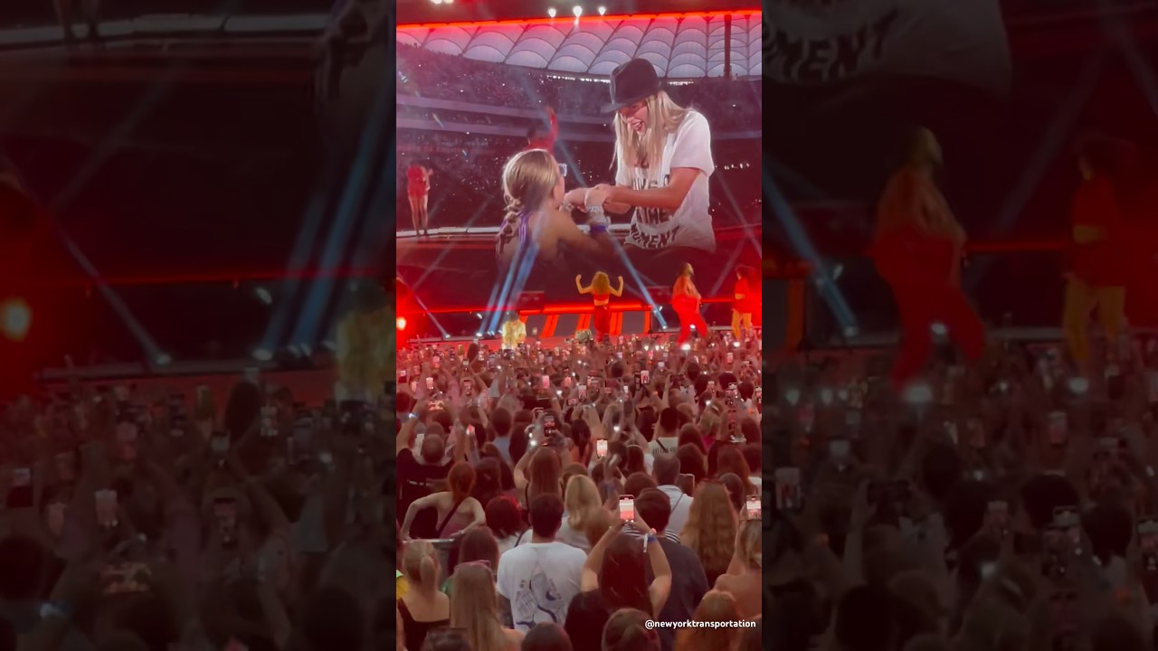 Taylor Swift 22 Hat Giveaway Warsaw, Poland, N1 August 1,2024 The Eras Tour at PGE Naradowy