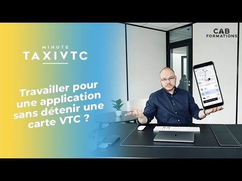 ? Travailler pour une application sans détenir une carte VTC ? ?