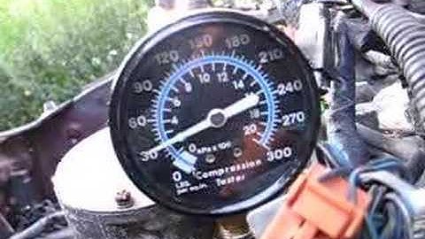 1986 RX-7 Turbo Front Rotor Compression Test