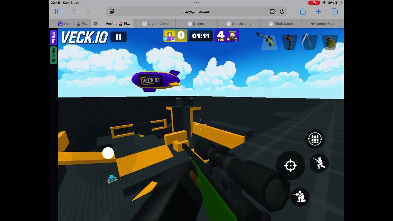 Fast sniper win Veck.io