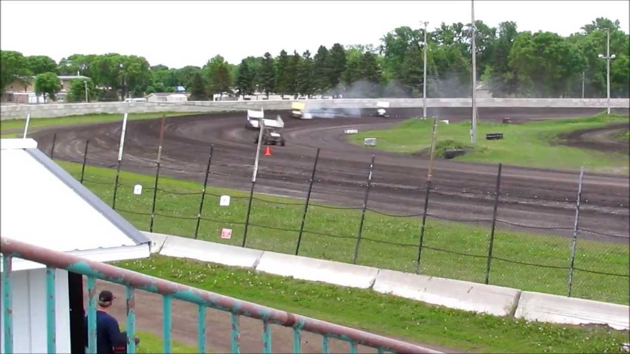 6813 sprint car at Arlington Raceway MN YouTube