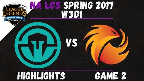 IMT vs P1 Highlights Game 2 NA LCS 2017 Spring W3D1 Immortals vs Phoenix1