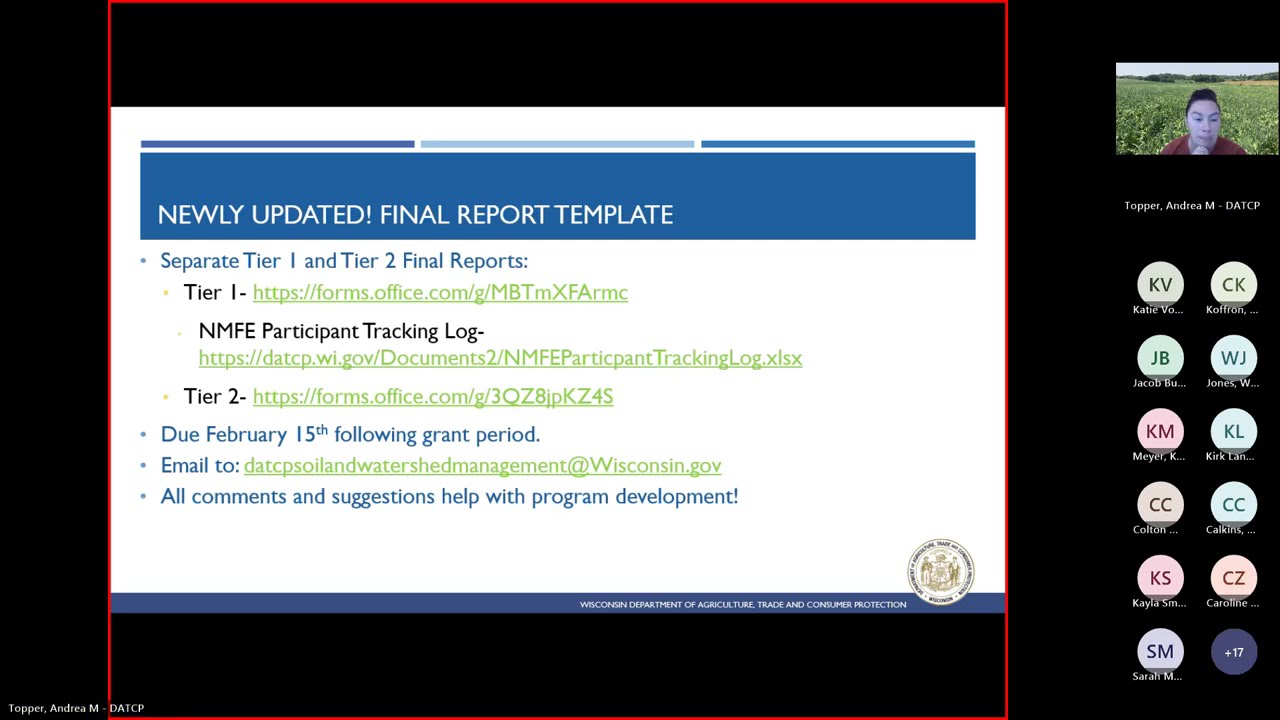 2026 Nutrient Management Farmer Education Grants Webinar