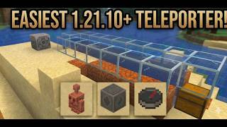 The CHEAPEST & EASIEST Wireless Redstone Teleportation Tutorial Using LODESTONES [1.21.10 - 26.3+]