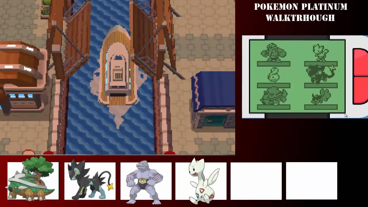 Pokemon Platinum Walkthrough Part 26 Iron Island YouTube
