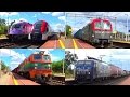 [ 200 FILM ] Kolejowy mix z magistrali E20 | Dopiewo | 18 pociągów | 11.08.2016 |
