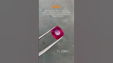 Viên Ruby có lửa chiếu đẹp toàn viên, 2,88ct hàng Lục Yên săn tuyển #ruby #daquylucyen #viralvideo