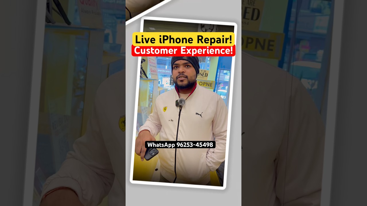 सिर्फ LIVE! iPhone Repairing की वजह से इतनी दूर से आए Customer Review 