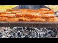 Шашлык из Семги, быстро и очень вкусно.