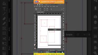 Adding Guidelines around image or set of object using script in Indesign #shorts #indesign