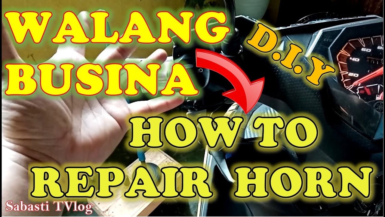 HOW TO REPAIR MOTORCYCLE HORN MIO I 125 YouTube