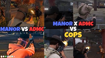 Manor vs ADMC Over Hostage Situation Leads to a PD Shootout | MUTLIPOV | NOPIXEL 4.0 GTA RP