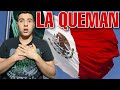 QUEMAN LA BANDERA DE MÉXICO EN PERÚ - SABIAS ALGO DE ESTE ACTO? 🇲🇽