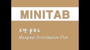 미니탭을 활용한 그래프 - (6) 주변 분포도(Marginal Distribution Plot)