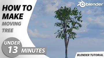 How to Make Moving Tree on Blender | Blender Tutorial