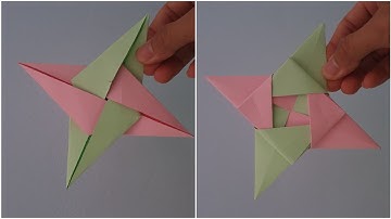 Cách gấp phi tiêu giấy Ninja đẹp lạ | How to make a paper Ninja Star