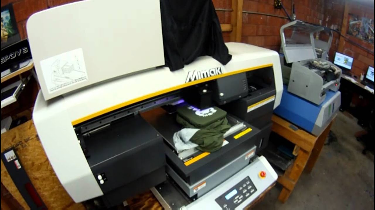 Direct to Garment Printing - SpecialForces.com - YouTube