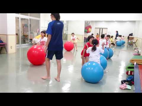 バランスボールダンス振り付け稽古 ビッグマーブルプロジェクト NECグリーンスイミング玉川 バランスボール