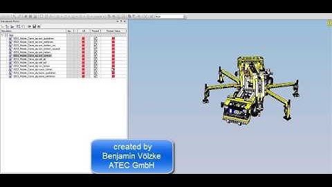 Process Simulate Lego Kran SIEMENS Tecnomatix