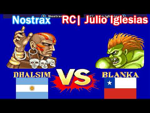 Street Fighter II': Champion Edition - Nostrax vs RC| Julio Iglesias FT5