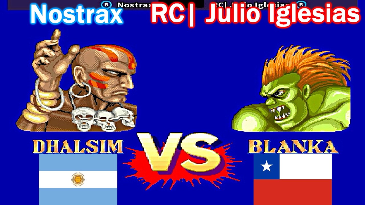 Street Fighter II': Champion Edition - Nostrax vs RC| Julio Iglesias FT5