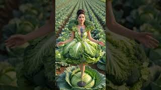 🥬 Ratu Kol Bernyanyi di Tengah Kebun Sayur 🌿🎤#shorts #video #ai #memes