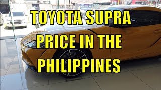 Toyota Supra, Price In The Philippines.