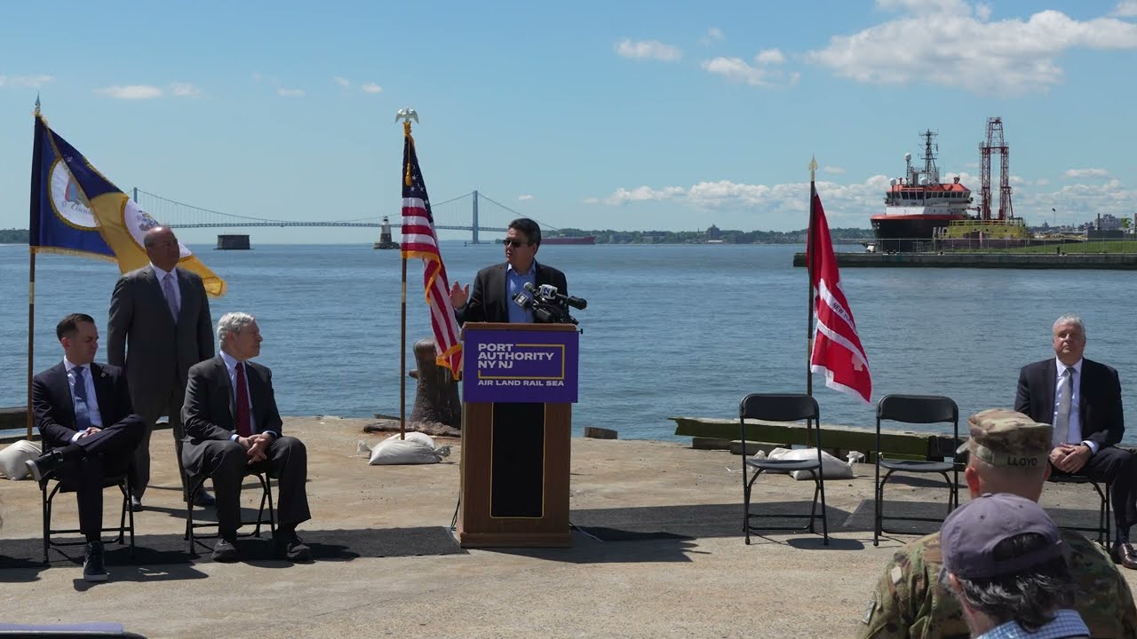 NY&NJ Harbor Deepening Channel Improvements Press Conference 2024