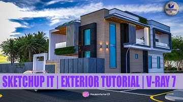 SketchUp 2025 Full Tutorial for Beginners | Exterior Design Basics + Rendering