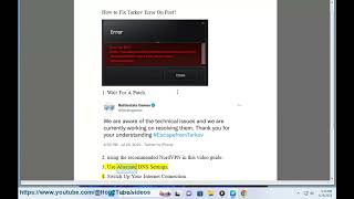 Fix Tarkov Error On Post! Tarkov Error 229? 213? 1000?
