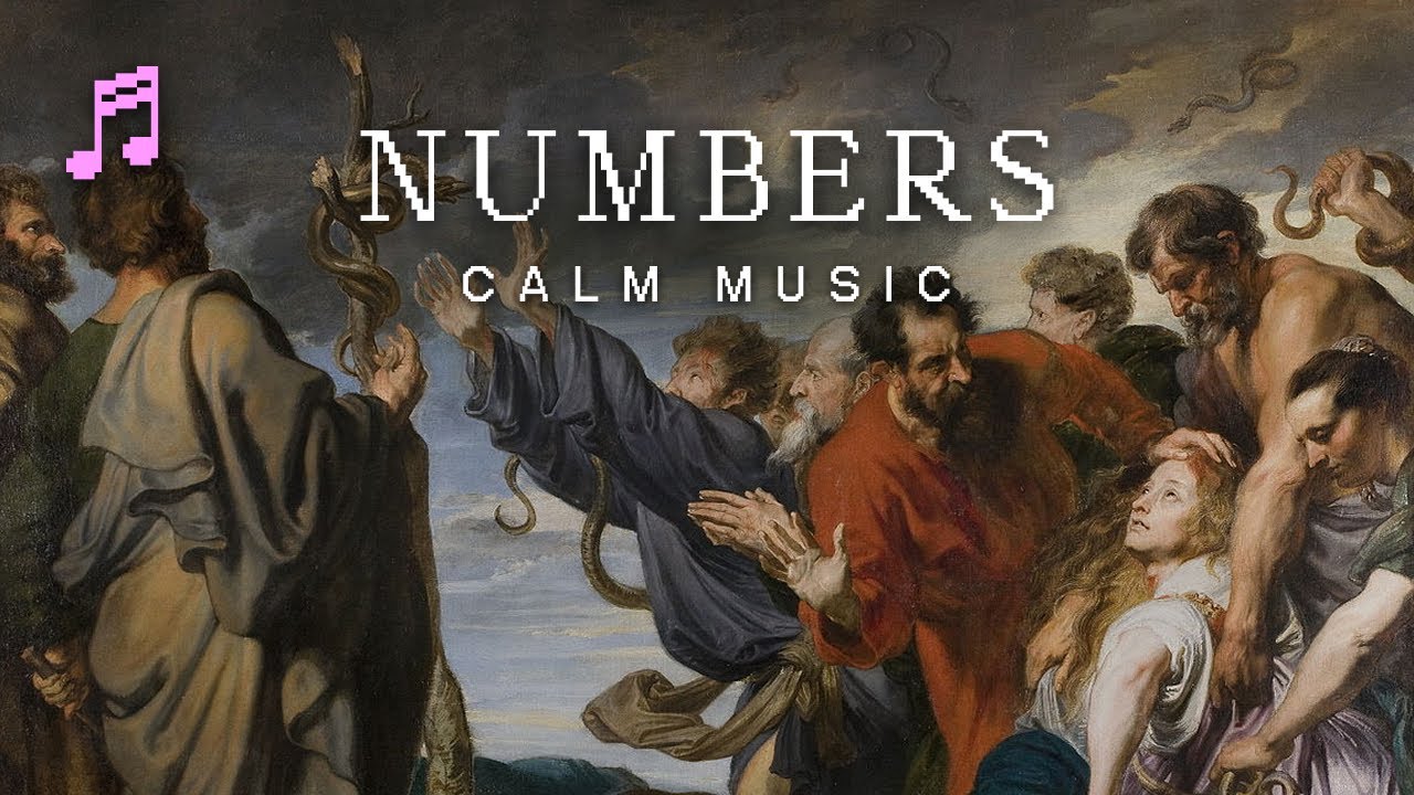 Fall Asleep to The Book of Numbers with Calm Music | Black Screen Bible Reading
