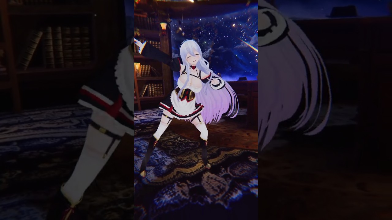 【#ときユニ Dance】メイドVtuberが「 時空超えてユニバース / #MILK」を踊ってみた! #shorts