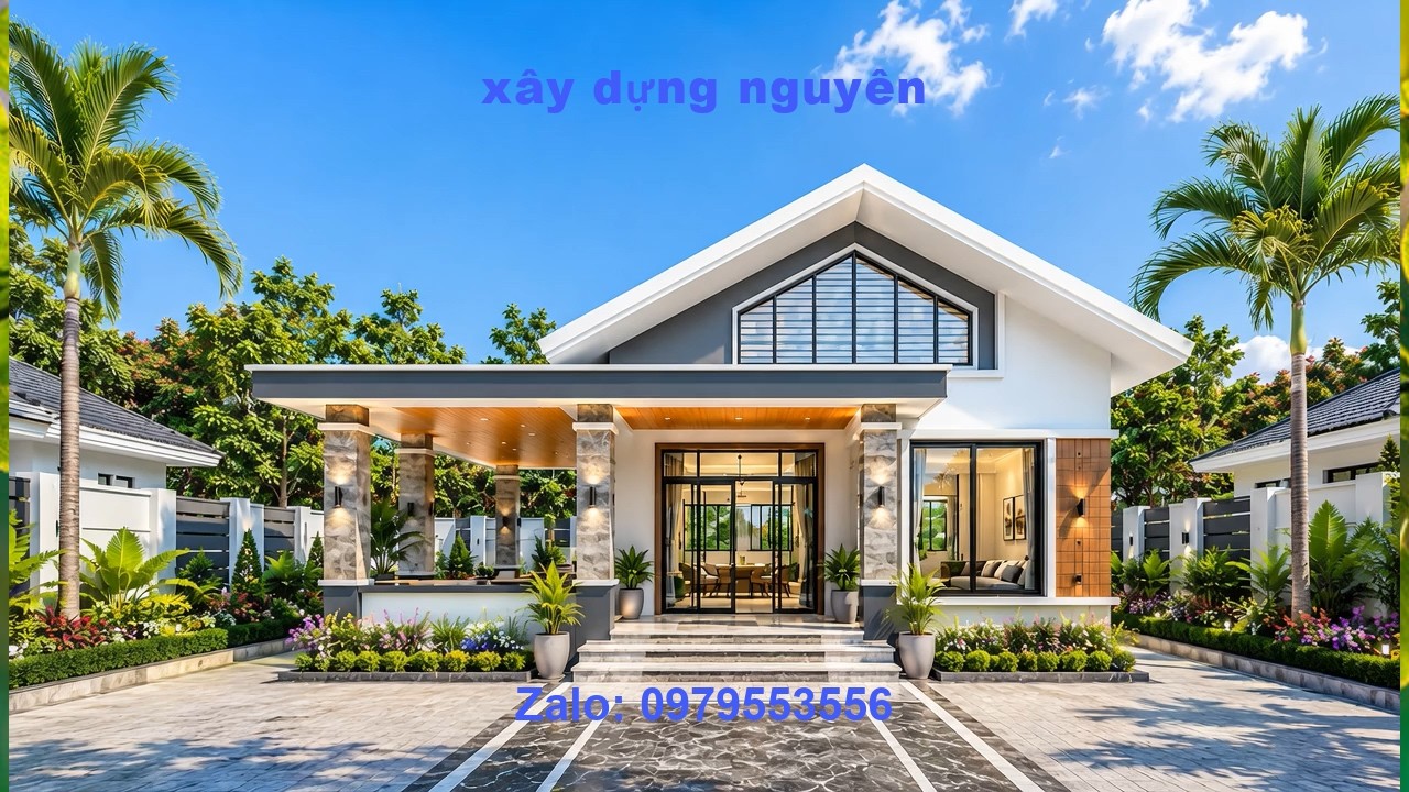 Mẫu Nhà Cấp 4 Mái Thái Diện Tích 10x15m Thiết Kế 3 Phòng Ngủ #nhacap4 #maithai