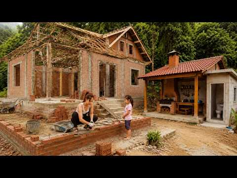 Single mother shocks the world by building her dream villa in just 208 days.| by @GiangThiCa97