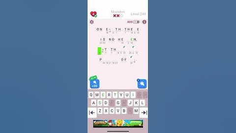 Ultimate cryptogram level 244 guide #cryptogram