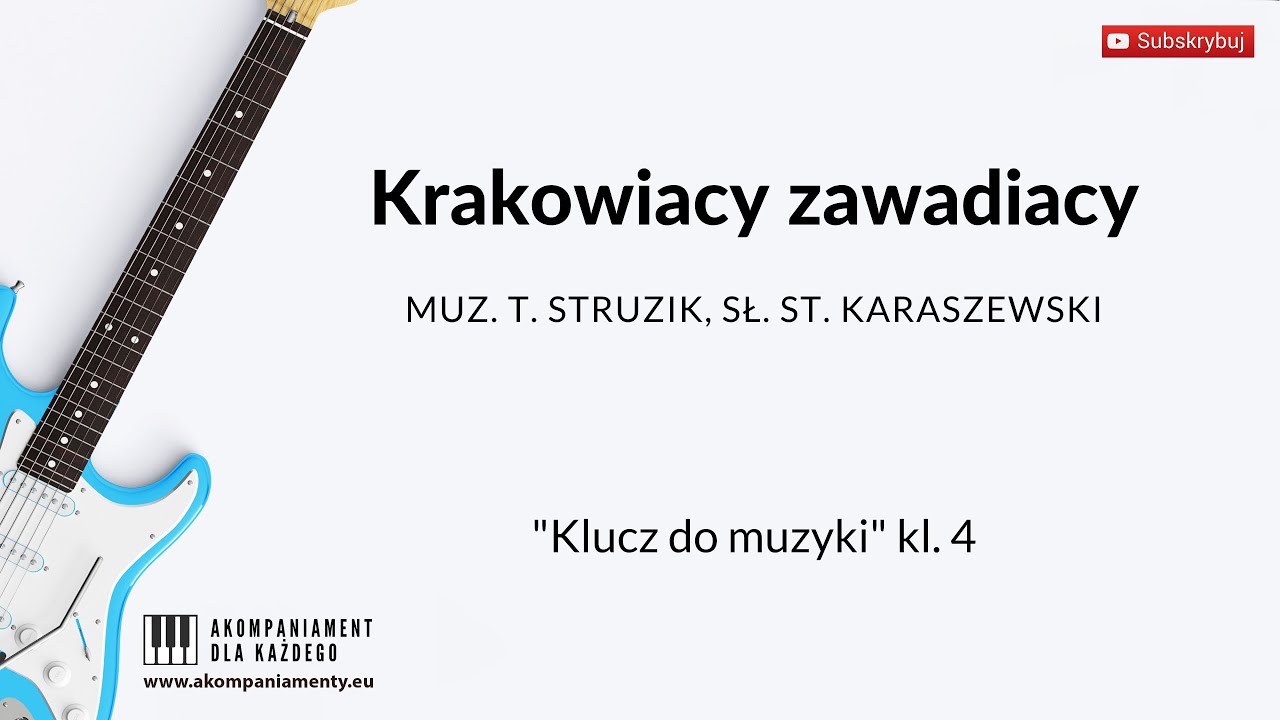 Krakowiacy zawadiacy - „Klucz do muzyki” klasa 4 - Lekcja muzyki