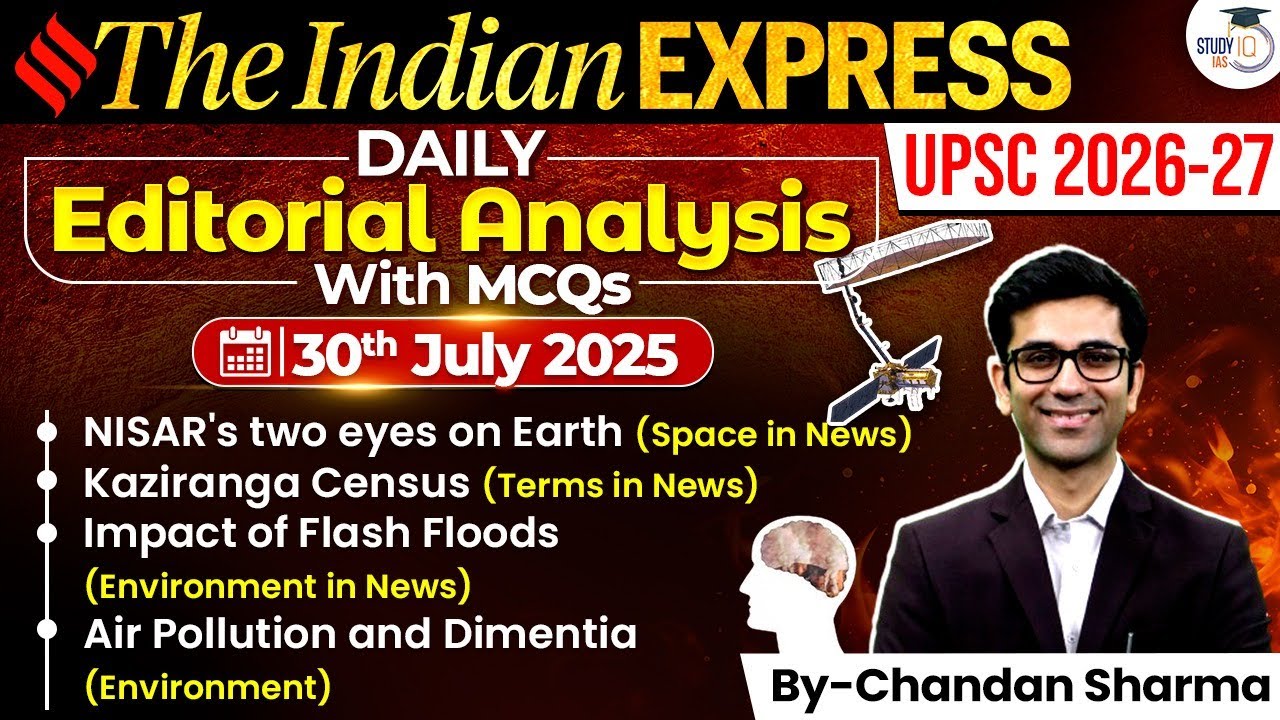 Indian Express Analysis | 30th July 2025 | The Indian Express Newspaper ...