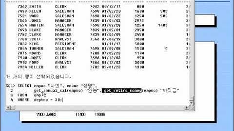 [오라클 기초 강좌] 19 - Procedure, Function , Package - PL/SQL, Header & Body