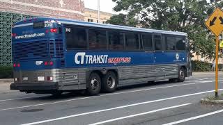 Famous Bee-Line Bus/CT Transit/Hudsonlink: Some Evening Bus Action @ White  Plains Transportation Center Wealth