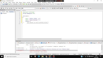 CARA MEMBUAT DAN MENJALANKAN C++  DI CODE::BLOCK...