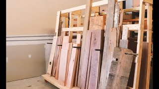 DIY HUGE Mobile Lumber Rack