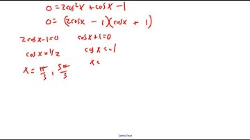 Solving a Trig Equation with Half Angles Ex 2