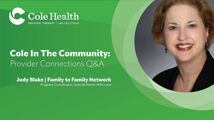Provider Connections w/ Judy Blake
