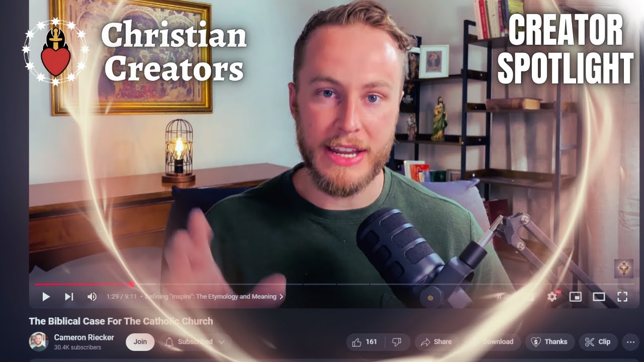 Cameron Riecker: Answering the Call To Become a Catholic YouTuber - YouTube