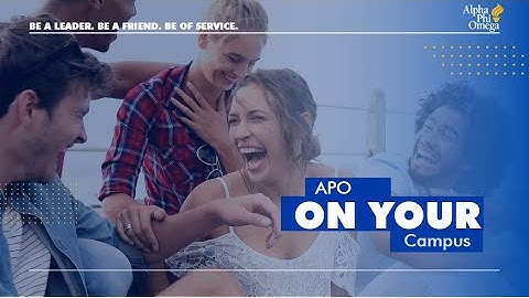 APO on Your Campus!