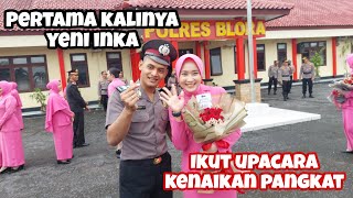 Yeni Inka Deg Degan Ikuti Upacara Kenaikan Pangkat Suaminya Di Polres Blora