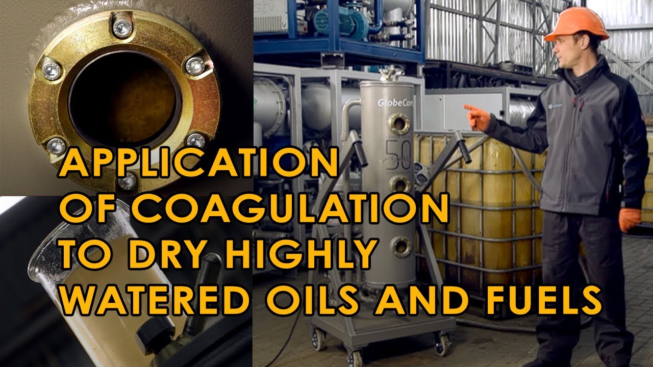 Oil Dehydration with Very High Water Content