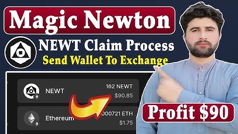 Magic Newton Token Claim Start | NEWT Token Send Wallet To Exchanges | My Profit $90 | Rizwan Baloch