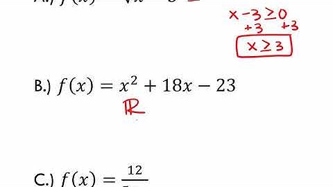 3.3 Function Operations and Domain